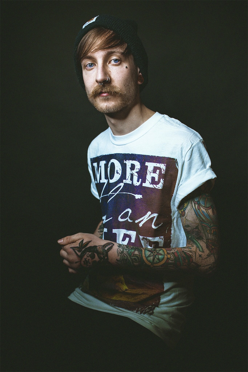 Christoph Pährisch als Tattoomodel Foto: Bryan Friedenberger Photography